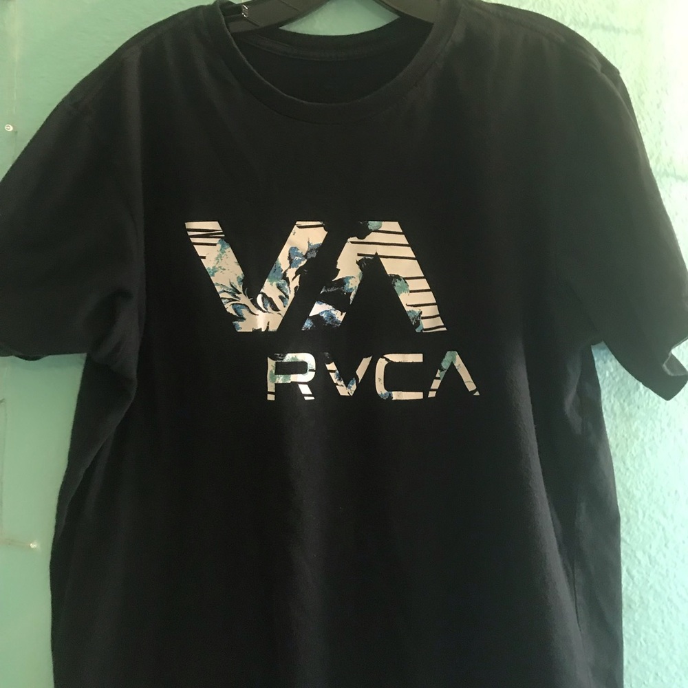 RVCA black graphic tee